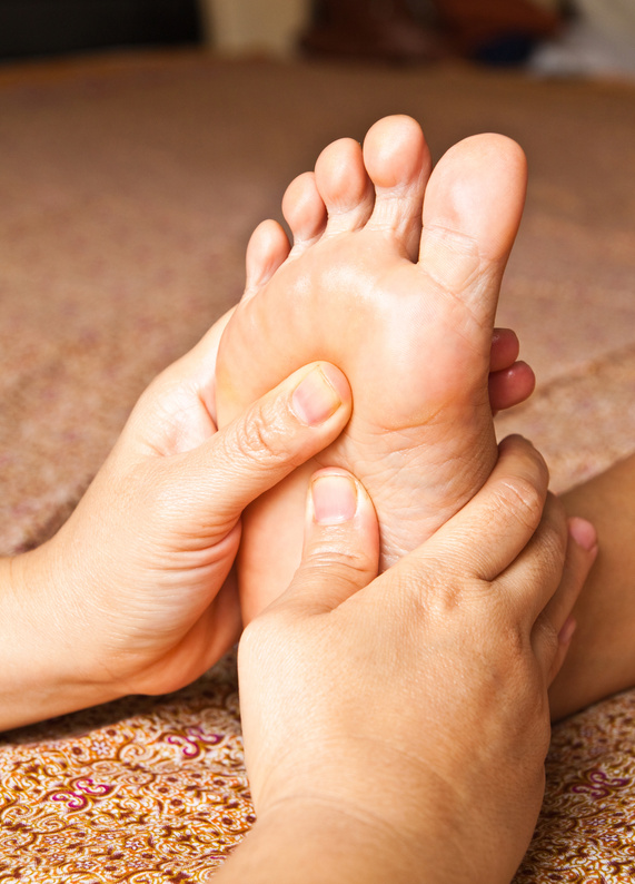 reflexology foot massage, spa treatment,Thailand